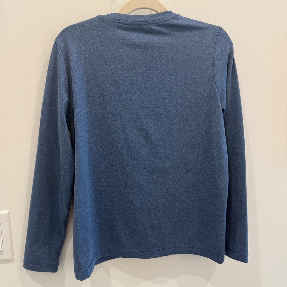 Vineyard Vines Kids Blue Basketball Long Sleeve Tee - Picture 5 of 5